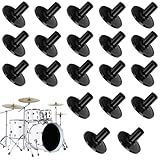 Lwtsrp 20 Stück Beckenhülsen, Beckenständerhülsen, Beckenhülle für Trommelbeckenständer, Kunststoff Beckenhalter, Becken Instrument Trommel Zubehör für Beckenständer und Ersatzteile für Shelf Drum