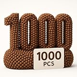 Abowllon® Steinschleuder Tonkugeln | Biologisch Abbaubar | 8,5mm Schleudermunition | Set mit 1000 Stück | Profi Zwille Munition | Slingshot Bio-Kugeln (1000 Stück)