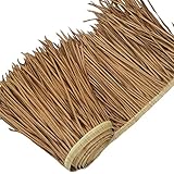 Dachstrohrock, Dachschindeln, künstlicher mexikanischer Palmenstrohläufer, reißfest, Daher 10 Jahre haltbar, Strohdach für Gartenterrasse, Pavillons, Wanddekoration (Größe: 20 m, Farbe: Palm