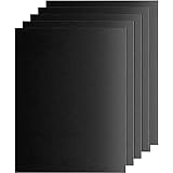 SPGOOD BBQ Grillmatte, Antihaft Grillmatten Grillplatte Gasgrill, Backpapier Wiederverwendbar,für Holzkohlegrill, Elektronischen Grill, PFOA-Frei über 40x32 cm (5er Set)