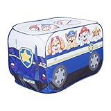 roba Pop-Up Spielzelt 'Paw Patrol', Zelt in Autoform, mit automatischer Klappfunktion, für drinnen und draußen, blau/weiß…