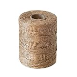 Chinchilla® Jutegarn | ca. 1,2 mm Ø | naturfarben | 100-m-Spulen | Jute-Schnur, Bindegarn, Bindeschnur, Dekokordel, Jutekordel | perfekt für Bastelarbeiten, Verpackungen