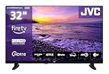 JVC Fernseher 32 Zoll Fire TV Full HD Smart TV HDR Fernseher mit Alexa Sprachsteuerung und Triple Tuner, LED TV LT-32VRF3555 (2026)