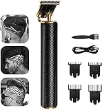 Wirhaut Haarschneidemaschine, 5 in 1 Haartrimmer Haarschneidemaschine Profi Barttrimmer Haarschneider Langhaarschneider Herren Bartschneider Haar Rasierer Barttrimmer Herren(Schwarz)