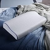 Z-hom Nackenstützkissen Memory Foam Kopfkissen Seitenschläfer Orthopädisches Kissen Abnehmbarer und waschbarer Kopfkissenbezug für Rücken- und Seitenlage