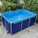PVC-Plane für Teiche, Plane für oberirdische Schwimmbecken, Fischteich, Fischteichreservoir, Fischbecken zur Koi-Zucht, Aquakulturbecken, Fischbecken zur Koi-Zucht, Gartenbewässerung, Zister