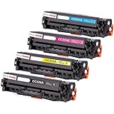 Nanologic 4er-Pack 304A Toner Kompatibel Toner für HP HP 304A CC530A CC531A CC533A Tonerpatronen für HP Color Laserjet CP2320 CM2320NF CM2320FXI CP2025N CP2025DN(Schwarz, Cyan, Gelb, Magenta)
