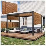 Weidenmatte Bambus Sichtschutz Zaun Aus Holz (30–200 cm Hoch) Schilfrohrmatte Sichtschutzmatte Indoor & Outdoor Für Balkon, Terrasse, Garten(H80*L1000cm)