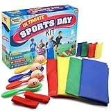KreativeKraft Outdoor Spiele für Kinder Set, Wurfspiel Kinder Outdoor Spiele Set, Outdoor Spielzeug ab 5 Jahre (Kit für den Sporttag)