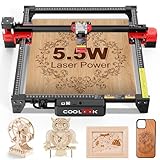 CK1-55 Laser graviermaschine 5.5W Laserschneider, Lasergravur maschine, Offline-Steuerung über App, Lasergravierer für Metall, Glas, Holz