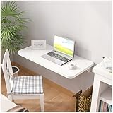 Klappbarer Wandtisch - Kleiner Schreibtisch - Wandklapptisch für Küche - Wandklapptisch Schreibtisch - klapptisch Wand - für die Wand im Büro, Küche, Esszimmer(50 * 80cm/19.6 * 31.5inch)