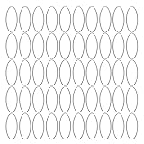 BHFYOB Flachriemen, 5 mm breit, für Bandspieler-Reparatur und Wartung, 110–145 mm gefaltet, 50 Stück