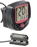 PEARL sports Fahrradtacho: Digitaler 15in1-Fahrrad-Computer mit LCD-Display & Radsensor, IP44 (Tacho)