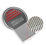 Nit Free Terminator Lice Comb - Haarcomb - Rostfreier Stahl - Läusekamm - Eltern und Erwachsene, die Kinder haben - beide Geschlechter