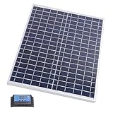 Spacnana 22-W-Solarpanel-Kit, Polykristallines Silizium, Effizient für Zuhause und Camping, Maximale Leistung 22 W und Vielseitige Verwendung