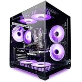 Gaming PC Venom Black Luftkühlung, RGB, bis 128GB RAM, GTX 1660S/ RTX 3050/ RTX 5060, bis 2TB SSD, Intel E5, WiFi, BT (1. Grafikkarte: NVIDIA GTX 1660 SUPER, 32GB RAM | 240GB SSD)