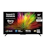 Panasonic Premium TV-55Z80BEZ, Z80B-Serie, 55 Zoll, 4K Ultra HD OLED Smart TV, 2025, Fire TV, Dolby Vision & Atmos, Game Mode Extreme, Alexa & Apple Support, Bluetooth, Schwarz