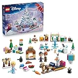 LEGO ǀ Disney Frozen Adventskalender 2025 Kinder Spielzeug - Kreatives Spielset - Bauset mit den Figuren ELSA, Anna, Olaf, Kristoff und Sven - Geschenk für Mädchen und Jungen ab 5 Jahren - 43273