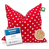 HERBALIND Das Original Kirschkernkissen Wärmekissen für die Mikrowelle 24x25 cm 550g Kirschkern - Handmade Germany Körnerkissen 100% Baumwolle OEKO Tex - Geschenk Männer Frauen