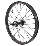 KHE 16' Zoll BMX Vorderrad schwarz 28mm Aluminium TDI Felge 28 Loch 10mm S/B