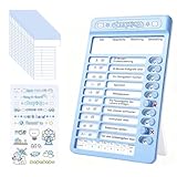 Routine Planer To Do Liste Planungstafel mit glattem Schieberegler - Multifunktionaler Wochenplaner Wand & Desktop Aufgabentafel für Zeitmanagement Routineaufgaben