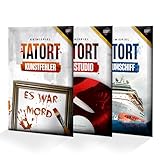 CRIMECASES Krimispiele: Tatort Bundle: Kunstfehler, Tonstudio, Traumschiff I Spannendes Krimispiel für Erwachsene für 1-6 Personen I Escape Room Spiel für zuhause ab 14 Jahren