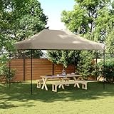 Furniture Item Home Faltbares Partyzelt Pop-Up Taupe 440x292x315cm Möbel