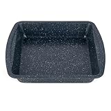 Russell Hobbs RH00997EU Nightfall Stone 26cm quadratische Backform - BPA-frei, Kuchenform Backblech, Karbonstahl, leicht zu reinigen Antihaftbeschichtung, Chargenkochen, Brownies, Pfannkuchen, Bräter