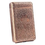 Retro-Europäisches 3-Seitiges Schnitzerei-Zigarettenetui Aus Metall, Dreifach Gefaltetes Design, Peaky Blinders-Zigarettenschachtel Für 14 84-Mm-Zigaretten, Einzigartige Geschenke Für Männer Copper