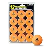 JOOLA 44255 Tischtennis-Bälle Training 40mm, Orange 12er Blister Pack