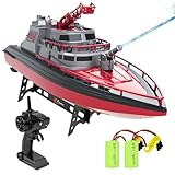 Ulifance H160 Feuerwehrboot ferngesteuertes Boot mit Funksteuerung Feuerwehr