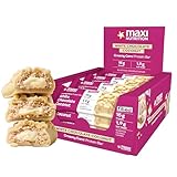 MaxiNutrition Creamy Core Protein Bar White Chocolate Coconut, 12 x 45 g, 33% Eiweiß, 15 g Protein je Riegel, ohne Zuckerzusatz, ohne künstliche Aromen