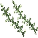 Efeu Künstlich Artificial Ivy Garland 200cm 2 Stück Kunstpflanze Hängend Kunstefeu Efeu Ranken Ivy Vine Hängend Kunstefeu Blätter für Zimmer, Party,Wand Hochzeit Deko Balkon