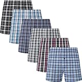 JupiterSecret Boxershorts Herren Baumwolle Unterhosen Männer Amarican Boxershorts 6er und 10er Packs, 6er Pack Schwarz, L