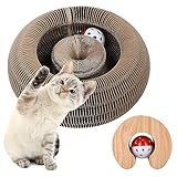 FluffyDream Magische Orgel Katzenkratzbrett,Kitten Kratzbrett für Junge Katze,Interaktive Kratzunterlage mit Ball,Katzenspielzeug Intelligenz Intelligenzspielzeug