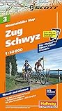 MTB-Karte 03 Zug - Schwyz 1:50.000: Mountainbike Map: Rigi, Mythen, Ägerital, Sattel, Einsiedeln, Mit den schönsten 44 Touren, 5 Schwierigkeitsgrade, ... included (Hallwag Mountainbike-Karten)
