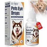 Jadeseal 30ml Augentropfen für Hunde & Katzen, Augenpflege & Augenreiniger,Befeuchtende Tropfen für die Augen von Pet, Augentropfen Katze Besonders Mild