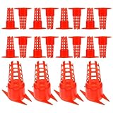 Tofficu 20 Stück Teiliges Kunststoff bienenkäfig Spitzem Schutz für Königinnenzucht Imkereizubehör zur Sicheren Bienenzucht und Effizienten Bienenstockinspektion für Imker Anfänger