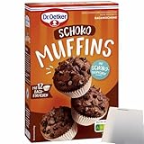 usy Bundle für Dr. Oetker Backmischung Muffins Schoko (345g Packung) + usy Block
