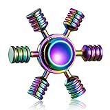 SCIONE Fidget Spinner Metall Edelstahl Lager 3-5 Min Hochgeschwindigkeit Stressabbau Spinner Graduierung Geschenke ADHD Anti Angst Spielzeug für Erwachsene Kinder Autismus Fidget Toy