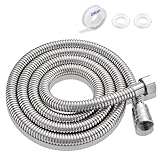 Dusch Schlauch 1.5m, Brauseschlauch Edelstahl, Brauseschlauch, Replacement Shower Hose Universal Shower Hose Flexible Anti Twist Shower Hose for Bath Fittings Stainless Steel mit PTFE Dichtband
