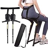 Verstellbarer Klappstuhl, leicht, ergonomisch, tragbar, für Wandern, Reisen, Rucksackreisen, Angeln