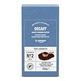 by Amazon Entkoffeiniert Gemahlener Röstkaffee, 1kg (4 Packs of 250 g), Rainforest Alliance-Zertifizierung