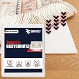 Teppich Antirutschunterlage 80 x 150 cm – Made in Germany – Zuschneidbare Antirutschmatte ohne Weichmacher – rutschfeste Teppichunterlage für alle Böden – Geruchsneutraler Teppichstopper