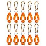 JUFUM 10 Stück Handschuhe für Arbeitshandschuhe, Gürtelclip mit Metallkarabinern für Bauarbeiter, Arbeit