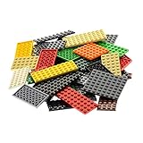 Lego City Classic Basic Bauplatten Mix - 50 Stück - Hochwertige Lego Grundplatten für Kreative Bauprojekte