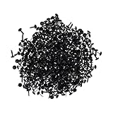 Anneome 500 Stück Mini Papierverschlüsse Schwarz Mini Brads für Scrapbooking DIY Handwerk Basteln Papierdetailarbeit Stabile Musterbeutelklammern für Präzises Gestalten