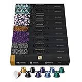 NESPRESSO ORIGINAL, Auswahl an Espresso und Lungo Kaffees, Helle bis dunklere Röstungen, Kompatibel mit ORIGINAL Kapselmaschinen, Kapsel Set aus 100 Kaffeekapseln