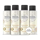 Imperial Leather Feuchtigkeitsspendendes Bad Soak – reichhaltiges & cremiges Schaumbad mit Baumwollblume & Vanille-Orchideenduft – sanfte Körperhautpflege (4 x 500 ml), Weiß