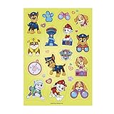 Dekozauber24 Essbare Muffinaufleger Paw Patrol, 15 Stück, aus Oblate, Tortendeko Muffins Cupcake Muffindeko essbar